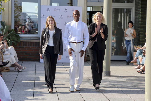 ABB DARNELL Sienna Liebelt, Bruce Darnell, and Franziska Knuppe attended the QVC x Bruce Darnell fashion collection presentation at the Sturmfreie Bude Elphiblickin in Hamburg on July 15, 2026, in Hamburg, Germany