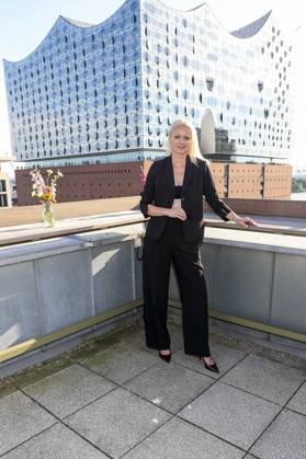 ABB DARNELL Franziska Knuppe, model, attended the QVC x Bruce Darnell collection fashion presentation at the Sturmfreie Bude Elphiblickin in Hamburg on July 15, 2026, Hamburg, Germany