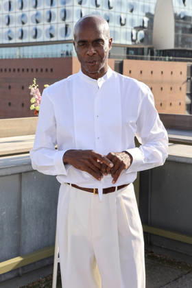 ABB DARNELL Bruce Darnell at the QVC x Bruce Darnell fashion collection presentation at the Sturmfreie Bude Elphiblickin in Hamburg on July 15, 2026, Hamburg, Germany