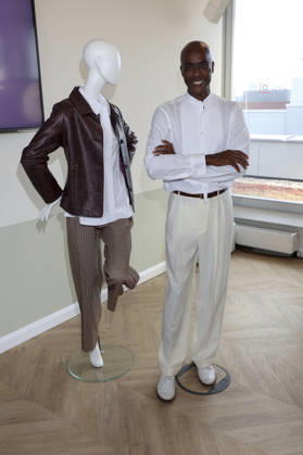 ABB DARNELL Bruce Darnell at the QVC x Bruce Darnell fashion collection presentation at the Sturmfreie Bude Elphiblickin in Hamburg on July 15, 2026, Hamburg, Germany