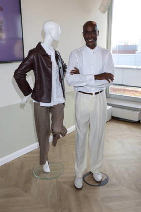 ABB DARNELL Bruce Darnell at the QVC x Bruce Darnell fashion collection presentation at the Sturmfreie Bude Elphiblickin in Hamburg on July 15, 2026, Hamburg, Germany