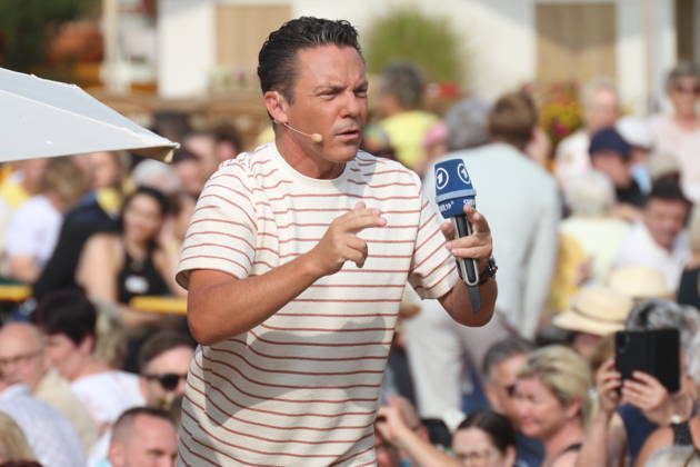 Stefan Mross on the ARD TV show *Immer wieder sonntags* at Europa-Park Rust, July 19, 2026 Copyright: xAgenturxMatthiasxWehnertx xM.xGränzdörferx