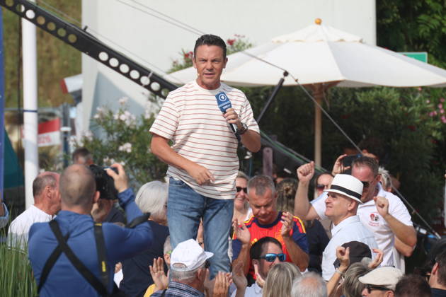 Stefan Mross on the ARD TV show *Immer wieder sonntags* at Europa-Park Rust, July 19, 2026 Copyright: xAgenturxMatthiasxWehnertx xM.xGränzdörferx