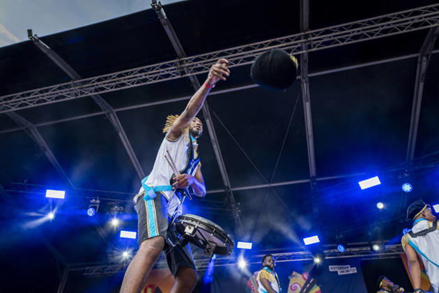 July 24, 2026, Rotterdam, South Holland, Netherlands: 24 July 2026, Rotterdam, the Netherlands. The Latin Music Brass Band performs during the Battle of Drums. Competing in the Battle of Drums, three brass band groupsÃ¢â‚¬ Rhythm Allstars Brass Band, S.L.R. Brass Band, and Latin Music Brass BandÃ¢â‚¬ perform during the Battle of Drums. This is the opening event of Rotterdam UnlimitedÃ¢â‚¬â ¢s Zomercarnaval 2026. Rotterdam Netherlands  - ZUMAp202 20260724_zip_p202_019 Copyright: xJamesxPetermeierx