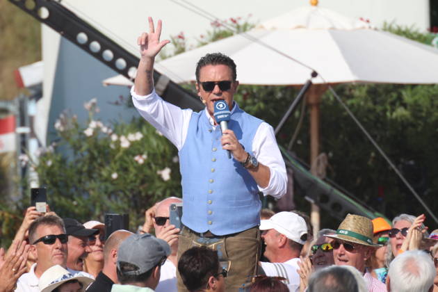Stefan Mross on the ARD TV show *Immer wieder sonntags* at Europa-Park Rust, August 2, 2026 Copyright: xAgenturxMatthiasxWehnertx xM.xGränzdörferx