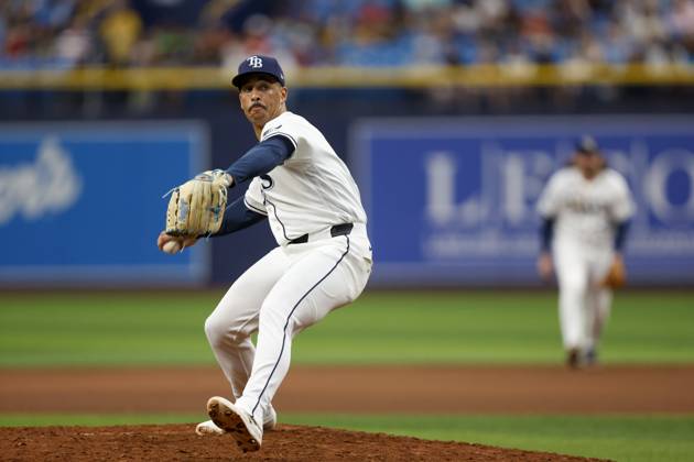 August 2, 2026, St. Petersburg, Florida, USA: Tampa Bay Rays Pitcher Alex Cook (54) pitches against the Chicago White Sox during the eighth inningon Sunday, Aug. 2, 2026 in St. Petersburg. St. Petersburg USA - ZUMAs70_ 20260802_zan_s70_016 Copyright: xLuisxSantanax