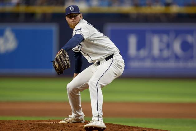 August 2, 2026, St. Petersburg, Florida, USA: Tampa Bay Rays pitcher Chris Roycroft (56) pitches against the Chicago White Sox during the ninth inning on Sunday, Aug. 2, 2026 in St. Petersburg. St. Petersburg USA - ZUMAs70_ 20260802_zan_s70_026 Copyright: xLuisxSantanax