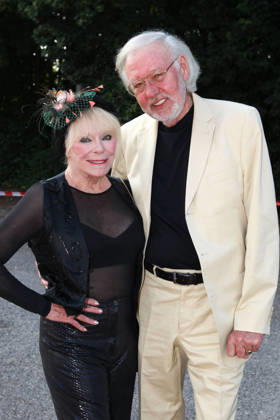 Elke Sommer and her husband Wolf Walther at the gala for the 2015 Kaiser Cup Charity Golf Tournament on July 11, 2015, in Bad Griesbach. Elke Sommer, 85, is mourning the loss of her husband, Wolf Walther.