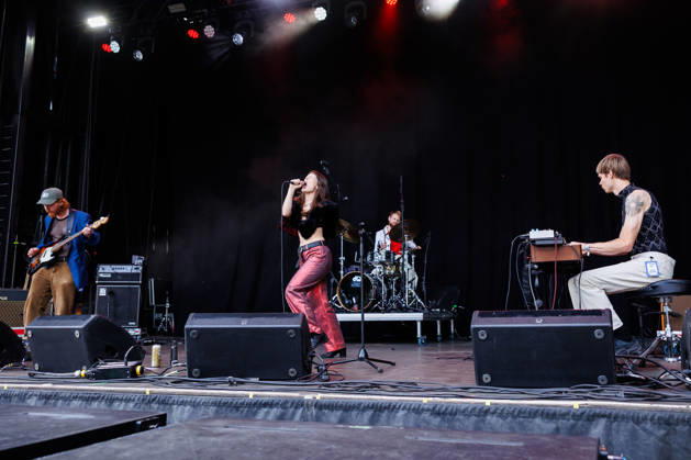 Fuzzycat Organ Quartet live at Oyafestivalen 2026 Oslo, Norway. 12th, August 2026. The Norwegian band Fuzzycat Organ Quartet performs a live concert during the Norwegian music festival Oyafestivalen 2026 in Oslo. Here vocalist Synne Hellebo is seen live on stage Norway, Oslo  Copyright: xGonzalesxPhoto KetilxMartinsenx