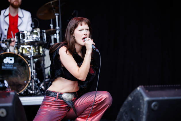 Fuzzycat Organ Quartet live at Oyafestivalen 2026 Oslo, Norway. 12th, August 2026. The Norwegian band Fuzzycat Organ Quartet performs a live concert during the Norwegian music festival Oyafestivalen 2026 in Oslo. Here vocalist Synne Hellebo is seen live on stage Norway, Oslo  Copyright: xGonzalesxPhoto KetilxMartinsenx
