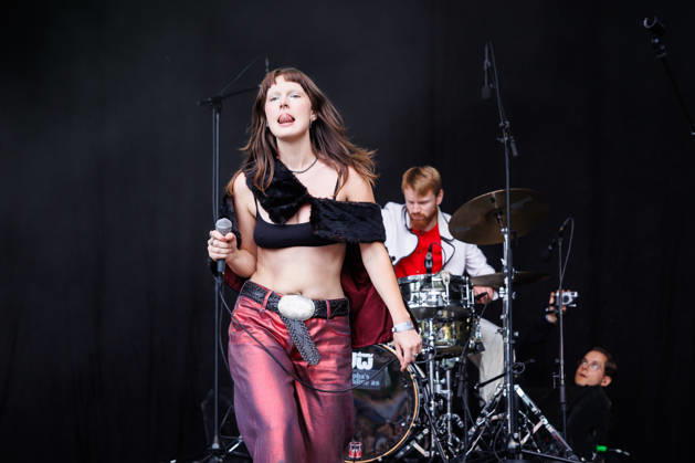 Fuzzycat Organ Quartet live at Oyafestivalen 2026 Oslo, Norway. 12th, August 2026. The Norwegian band Fuzzycat Organ Quartet performs a live concert during the Norwegian music festival Oyafestivalen 2026 in Oslo. Here vocalist Synne Hellebo is seen live on stage Norway, Oslo  Copyright: xGonzalesxPhoto KetilxMartinsenx