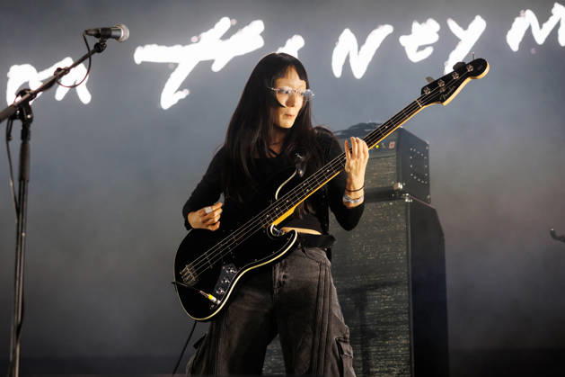 Sailor Honeymoon live at Oyafestivalen 2026 Oslo, Norway. 12th, August 2026. The South Korean punk rock band Sailor Honeymoon performs a live concert during the Norwegian music festival Oyafestivalen 2026 in Oslo. Here bass player and singer Kim Yerim is seen live on stage. Norway, Oslo  Copyright: xGonzalesxPhoto KetilxMartinsenx