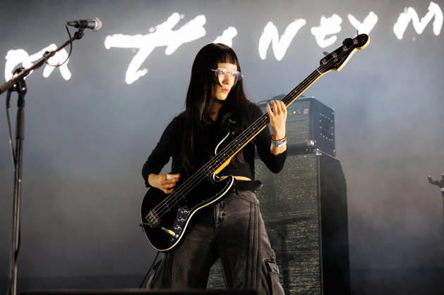 Sailor Honeymoon live at Oyafestivalen 2026 Oslo, Norway. 12th, August 2026. The South Korean punk rock band Sailor Honeymoon performs a live concert during the Norwegian music festival Oyafestivalen 2026 in Oslo. Here bass player and singer Kim Yerim is seen live on stage. Norway, Oslo  Copyright: xGonzalesxPhoto KetilxMartinsenx