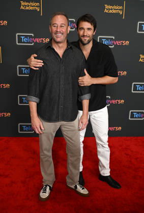 Televerse 2026 - Day 3 Mike Kelley and Josh Bowman arriving to Televerse 2026 - Day 3 held at the JW Marriot Hotel on August 16, 2026 in Los Angeles, CA. Los Angeles JW Marriot Hotel at L.A. Live California USA Copyright: xLeexWattx xAFF-USA.COMx