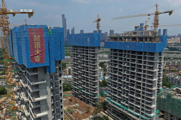 China Real Estate Market NANJING, CHINA - AUGUST 17, 2026 - Buildings under construction in Nanjing, Jiangsu, China on August 17, 2026. Nanjing Jiangsu China  Copyright: xCFOTOx i1786979333805