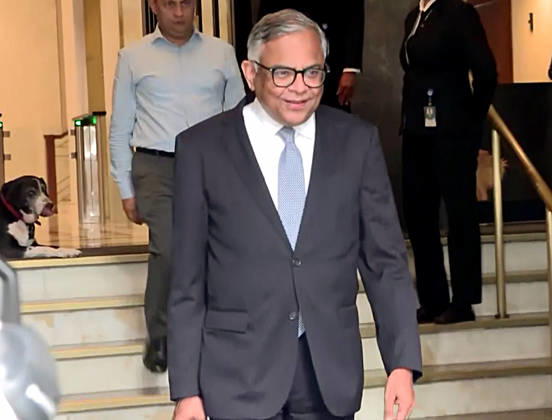 RECORD DATE NOT STATED Tata Sons, Chairman N Chandrasekaran, leaves from Bombay House after Tata Sons Trust s Board meeting Mumbai, Aug 18 (ANI): Tata Sons, Chairman N Chandrasekaran, leaves from Bombay House after Tata Sons Trust s Board meeting, in Mumbai on Tuesday. (ANI Video Grab) Mumbai Maharashtra India Copyright: xANIx ANI_20260818334
