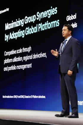Hyundai Motor s CEO Hyundai Motor s CEO Jose Munoz, president and chief executive officer of Hyundai Motor Co., speaks during the company s CEO Investor Day event in Seoul on Aug. 26, 2026. (Yonhap) 2026-08-26 15:18:35 < 1980-2026 YONHAPNEWS AGENCY. .> ¼­¿ïÆ¯º°½Ã EDITORIAL USE ONLY  Copyright: xx PYH2026082616420031500 YonhapxNewsx yonphotos256031