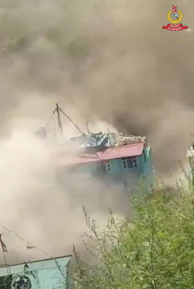 Flash floods and mudslides leave 8 dead, hundreds missing in Nepal NEPAL - AUGUST 26: (----EDITORIAL USE ONLY - MANDATORY CREDIT - NEPAL POLICE X ACCOUNT HANDOUT - NO MARKETING NO ADVERTISING CAMPAIGNS - DISTRIBUTED AS A SERVICE TO CLIENTS----) A screen grab captured from a video shows the aftermath of massive flash floods and mudslides near the Nepal-China border in Nepal on August 26, 2026. At least eight people were confirmed dead and 384 tourists and travelers were reported missing, according to the Nepal Tourism Board. Authorities urged people in districts along the Trishuli River basin, including Nuwakot, Dhading, Chitwan and Gorkha, to remain vigilant and stay in safe locations after a large volume of floodwater entered the Bho  Copyright: x2026xAnadoluxNepalxPolice Handoutx