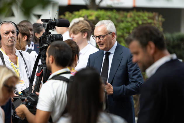 Opening of La REF 2026 meeting - Paris Bruno Le Maire during the La REF 2026 meeting of French entrepreneurs, organised by the MEDEF, France s main employers federation, at the Roland-Garros venue in Paris on August 26, 2026. Photo by Raphael Lafargue ABACAPRESS.COM Paris France  Copyright: xLafarguexRaphael ABACAx