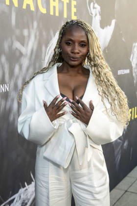 ABB FILM NIGHT: Nikeata Thompson attends the opening reception for the 2026 UFA Film Nights on the rooftop terrace of Bertelsmann Repraesentanz on August 26, 2026, in Berlin, Germany