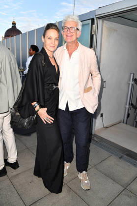 Jeanette Hain and Dominic Raacke Opening reception for the 2026 UFA Film Nights Rooftop terrace of the Bertelsmann Representative Office in Berlin August 26, 2026