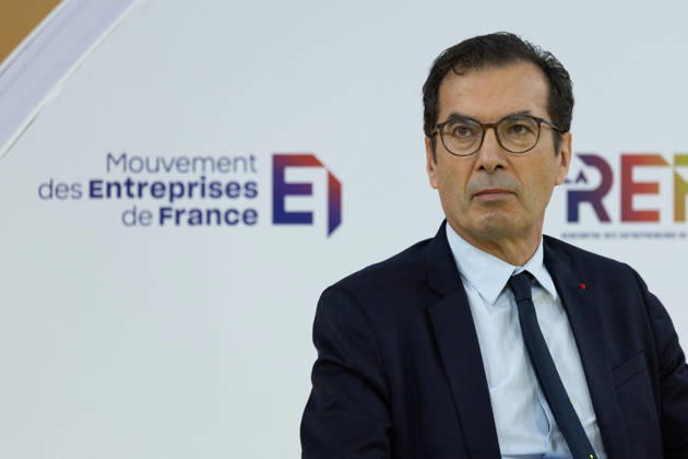 Second day of La REF 2026 meeting - Paris French Minister of Labour and Solidarities Jean-Pierre Farandou during the La REF 2026 meeting of French entrepreneurs, organised by the MEDEF, France s main employers federation, at the Roland-Garros venue in Paris on August 27, 2026. Photo by Raphael Lafargue ABACAPRESS.COM Paris France  Copyright: xLafarguexRaphael ABACAx