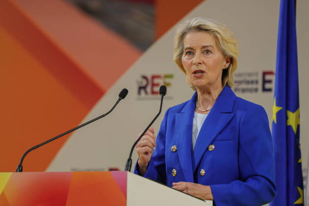 La REF 2026 Aurelien Morissard MAXPPP MAXPPP Paris August 27, 2026 Ursula von der Leyen, President of the European Commission, during the La REF 2026 meeting of French entrepreneurs, organized by the MEDEF, France’s main employers’ federation, at the Roland Garros venue in Paris on August 27, 2026 Aurelien Morissard MAXPPP Paris France  Copyright: xMAXPPPxAurelienxMorissard MAXPPPx MOR202608273866 MOR202608273866