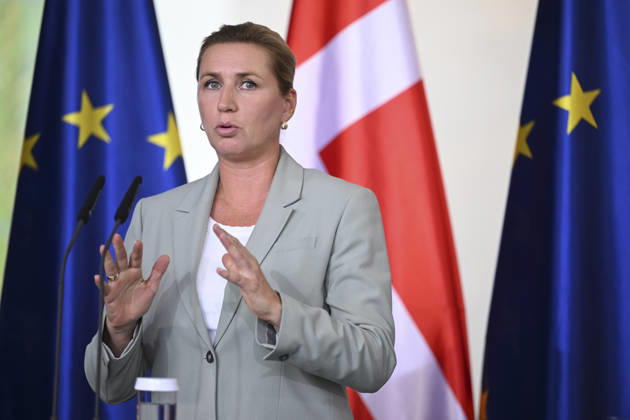 German Chancellor Merz hosts Austrian, Danish, and Finnish counterparts in Berlin BERLIN, GERMANY - AUGUST 27: Prime Minister of Denmark Mette Frederiksen, Prime Minister of Finland Petteri Orpo, Chancellor of Germany Friedrich Merz, and Chancellor of Austria Christian Stocker attend a joint press conference following their quadripartite meeting at the Federal Chancellery in Berlin, Germany, on August 27, 2026. The European leaders met to discuss regional security, European Union policies, and economic cooperation. Halil Sagirkaya Anadolu Berlin Germany. Editorial use only. Please get in touch for any other usage.  Copyright: x2026xAnadoluxHalilxSagirkayax