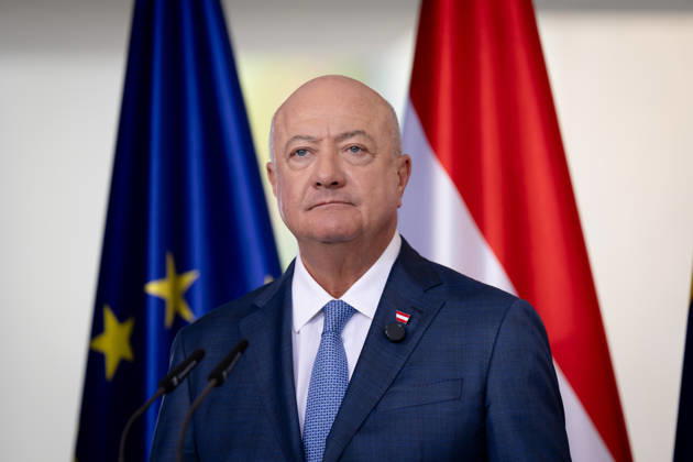 Federal Chancellery, Meeting of Like-Minded States, Berlin, Federal Chancellery, Press Conference, Federal Chancellor, Christian Stocker, Austria, Berlin, Berlin, GER