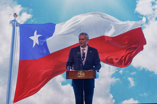 Santiago, August 27, 2026: President of the Republic José Antonio Kast attends the Mining Summit organized by Sonami at Metropolitan Santiago, Diego Martin, Aton, Chile; Aton 1184620 jpeg  Copyright: DIEGOxMARTIN ATONxCHILE
