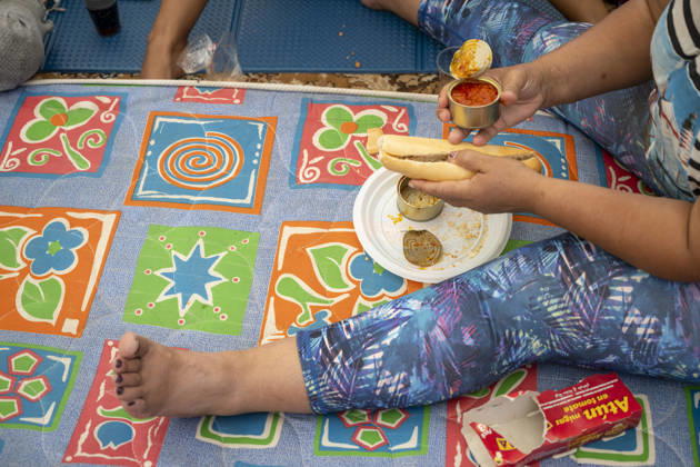 Migrant children take shelter from the rain under a tent in Ceuta Several migrant children take shelter under a tent on August 27, 2026, in Ceuta, Spain. The initiative, promoted by the NGO Luna Blanca, has taken in the children who were living on the streets of the La Reina neighborhood. AUGUST 27, 2026 MIGRATION CRISIS Ceuta Ceuta, Spain  Copyright: xMarcosxMorenox 7734691