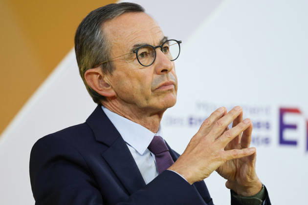 REF Medef - Presidential Debate President of the political party The Republicans LR Bruno Retailleau at the presidential debate during the La REF 2026 meeting of French entrepreneurs, organised by the MEDEF, France s main employers federation, at the Roland-Garros venue in Paris, France on August 27, 2026. Photo by Raphael Lafargue ABACAPRESS.COM Paris France  Copyright: xLafarguexRaphael ABACAx