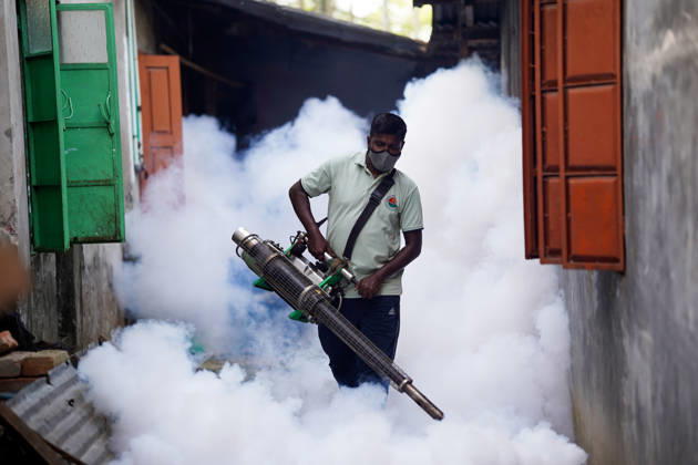 Dengue Outbreak in Bangladesh BARISHAL, BANGLADESH - AUGUST 27: A Patient is seen taking treatment at the Sher-E-Bangla Medical College Hospital after being diagnosed with Dengue in Barishal, Bangladesh on August 27, 2026. Niamul Rifat Anadolu Barishal Bangladesh. Editorial use only. Please get in touch for any other usage.  Copyright: x2026xAnadoluxNiamulxRifatx
