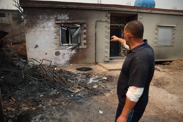 Wildfires in Algeria claim at least 12 lives across several provinces JIJEL, ALGERIA - AUGUST 27: Forest fires in eastern Algerian provinces turn green vegetation to ashes and cause material damage to homes and vehicles in the Beni Aicha village of Boraoui Belhadef Municipality in Jijel, Algeria on August 27, 2026. At least 12 people have died in wildfires that have swept through several provinces in Algeria, Interior Minister Said Sayoud said Wednesday, according to local media. The 159 fire outbreaks reported across the country have claimed five lives in Jijel, four in Bejaia and three in Tizi Ouzou. Hamza Zait Anadolu Jijel Algeria. Editorial use only. Please get in touch for any other usage.  Copyright: x2026xAnadoluxHamzaxZaitx