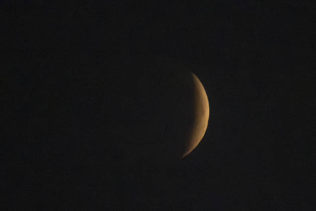 Partial Lunar Eclipse over Rome ROME, ITALY - AUGUST 28: The moon is seen during the partial lunar eclipse in Rome, Italy, on August 28, 2026. Riccardo De Luca Anadolu Rome Italy. Editorial use only. Please get in touch for any other usage. Copyright: x2026xAnadoluxRiccardoxDexLucax