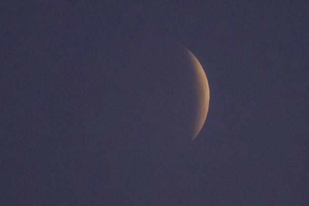 Partial Lunar Eclipse over Rome ROME, ITALY - AUGUST 28: The moon is seen during the partial lunar eclipse in Rome, Italy, on August 28, 2026. Riccardo De Luca Anadolu Rome Italy. Editorial use only. Please get in touch for any other usage.  Copyright: x2026xAnadoluxRiccardoxDexLucax