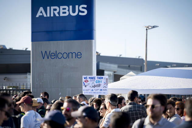 Fourth Day of the Indefinite Strike by Airbus Workers at the Getafe Plant in Madrid Several people on the fourth day of the indefinite strike by Airbus employees, on August 28, 2026, in Getafe, Madrid, Spain. Approximately 14,000 Airbus workers in Spain have been called upon since Tuesday to join an indefinite strike at the multinational’s six plants in the country to demand better wages and working conditions. The Airbus plant in Getafe is the group’s largest in Spain, with around 9,000 employees. AUGUST 28, 2026 Spain  Copyright: xAlbertoxOrtegax 7735359
