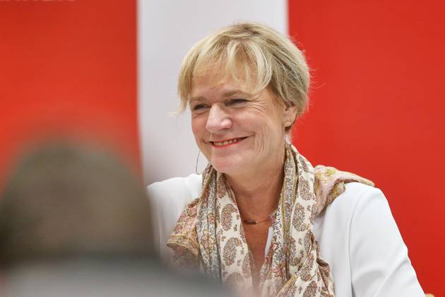 Halle, Saale, Saxony-Anhalt, Germany, August 28, 2026, MMZ: Joint Statement by the Leading Female Candidates for Die Linke; Leading Female Candidate for Mecklenburg-Western Pomerania, Simone Oldenburg Copyright: xdtsxNachrichtenagenturx dts_131654