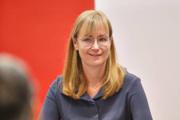 Halle-Saale, Saxony-Anhalt, Germany, August 28, 2026 MMZ Joint Statement by the Leading Female Candidates for The Left; Leading Female Candidate for Saxony-Anhalt, Simone Oldenburg Copyright: xdtsxNachrichtenagenturx dts_131655