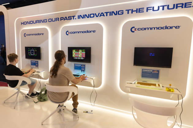 Gamescom 2026 in Cologne, August 28, 2026—Commodore booth featuring the legendary C64. Gamescom 2026, the world’s largest interactive entertainment event, will take place from August 26 to 30, 2026, at the Koelnmesse exhibition grounds in Cologne, Cologne-Deutz, North Rhine-Westphalia, Germany Copyright: xMarcxJohnx