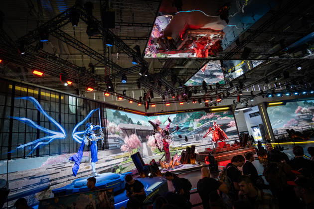 Gamescom 2026 in Cologne: A view of the exhibition spaces in Cologne’s trade fair halls. Gamescom 2026 in Cologne—which it claims is the world’s largest trade fair for computer and video games in terms of exhibition space and number of visitors—Cologne, North Rhine-Westphalia, Germany, Trade Fair Grounds
