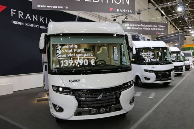 Frankia I 640 SD Final Edition, Caravan Salon Düsseldorf, August 28–September 6, 2026, Messe Düsseldorf, the world s leading trade show for mobile travel, the world s largest trade show for motorhomes and travel trailers, camping and caravanning, mobile vacations, Düsseldorf, Germany