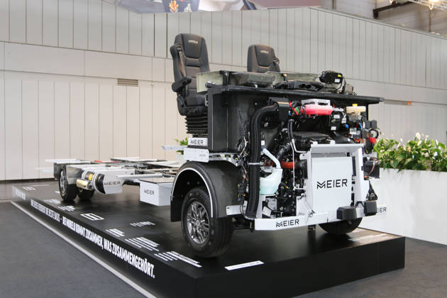 Iveco Daily 70C18 chassis at the Morelo booth, Caravan Salon Düsseldorf, August 28–September 6, 2026, Messe Düsseldorf, the world’s leading trade fair for mobile travel, the world’s largest trade fair for motorhomes and caravans, camping and caravanning, mobile vacations, Düsseldorf D