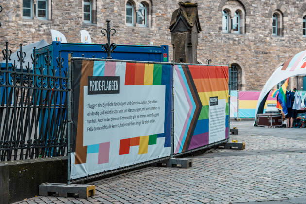 Germany, Aachen CSD, Aachen Pride 2026, Christopher Street Day, parade, equality, anti-queer sentiment, trans rights, equal rights, Katschhof, rainbow, flags Copyright: xThiemoxRudolphx