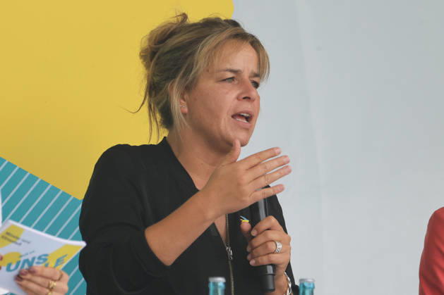 North Rhine-Westphalia Day 2026: Celebrations marking the state’s 80th anniversary in Münster; Mona Neubaur of Alliance 90 The Greens, Minister of Economic Affairs, Industry, Climate Protection, and Energy for the State of North Rhine-Westphalia; Münster, North Rhine-Westphalia, DEU, Germany, August 29, 2026