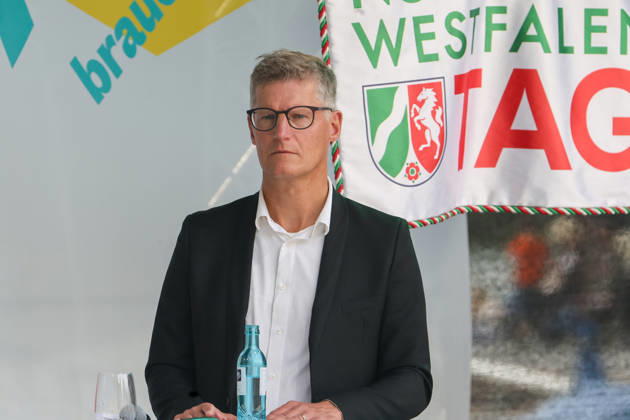 North Rhine-Westphalia Day 2026: Celebrations marking the state’s 80th anniversary in Münster; Tilman Fuchs, Alliance 90 The Greens, Mayor of Münster, Münster, North Rhine-Westphalia, DEU, Germany, August 29, 2026