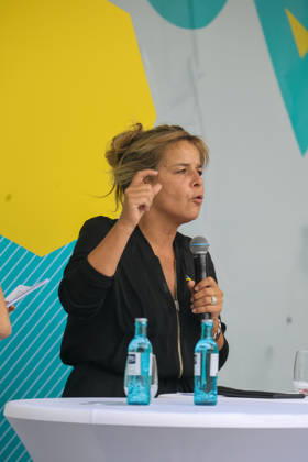 North Rhine-Westphalia Day 2026: Celebrations marking the state’s 80th anniversary in Münster; Mona Neubaur of Alliance 90 The Greens, Minister of Economic Affairs, Industry, Climate Protection, and Energy for the State of North Rhine-Westphalia; Münster, North Rhine-Westphalia, DEU, Germany, August 29, 2026