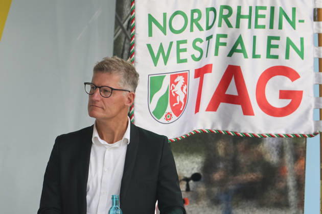 North Rhine-Westphalia Day 2026: Celebrations marking the state’s 80th anniversary in Münster; Tilman Fuchs, Alliance 90 The Greens, Mayor of Münster; Münster, North Rhine-Westphalia, DEU, Germany, August 29, 2026