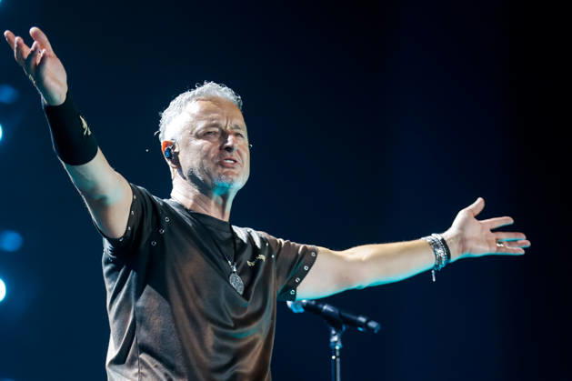 Marko Perkovic Thompson concert in Vukovar, Croatia Marko Perkovic Thompson performs on stage during his concert at Economic Zone in Vukovar, Croatia on August 29, 2026.  DavorxJavorovic PIXSELL