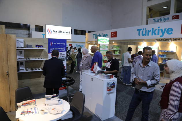 63rd Damascus International Fair DAMASCUS, SYRIA - AUGUST 30 : Turkish companies show interest in the 63rd Damascus International Fair held in Damascus, displaying their products and services across 33 stands in various sectors including construction, food, chemicals, technology, energy, and industry on August 30, 2026 in Damascus, Syria. Hisam Hac Omer Anadolu Damascus Suriye. Editorial use only. Please get in touch for any other usage.  Copyright: x2026xAnadoluxHisamxHacxOmerx